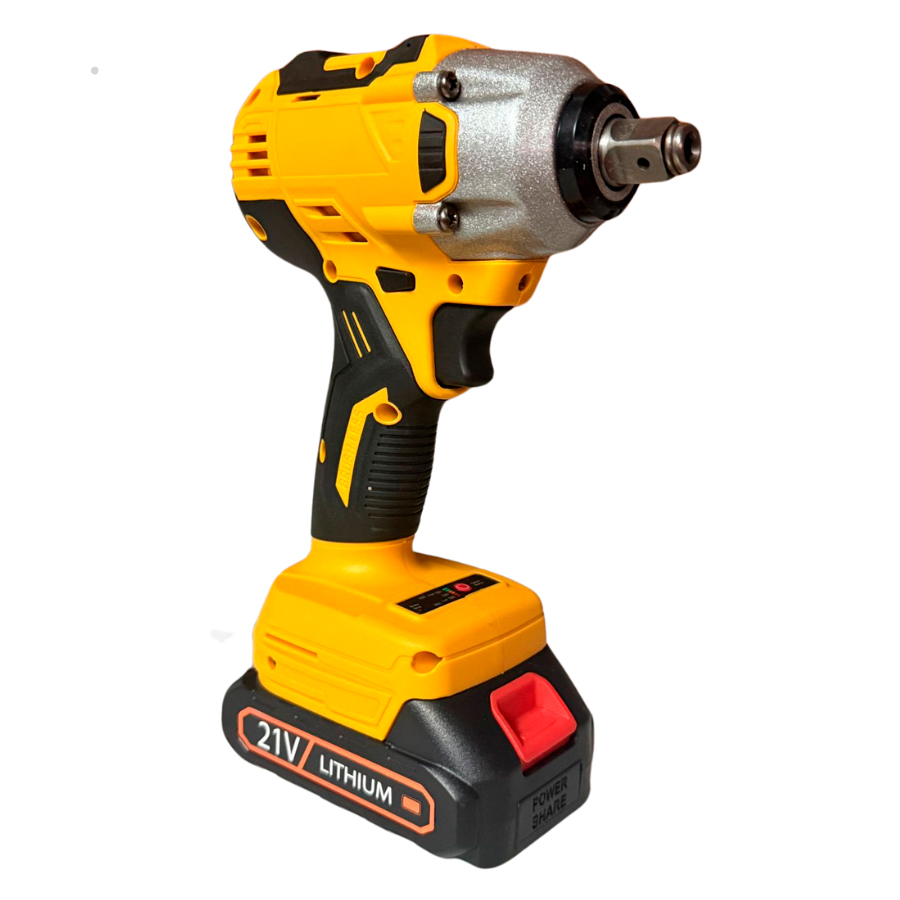 Llave de Impacto Inalámbrica 600Nm con 2 Baterías