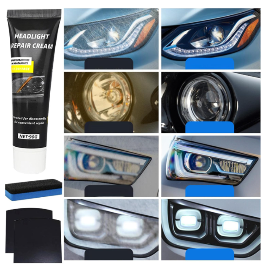 Crema Restauradora de Faros: ¡Claridad y Brillo al Instante!