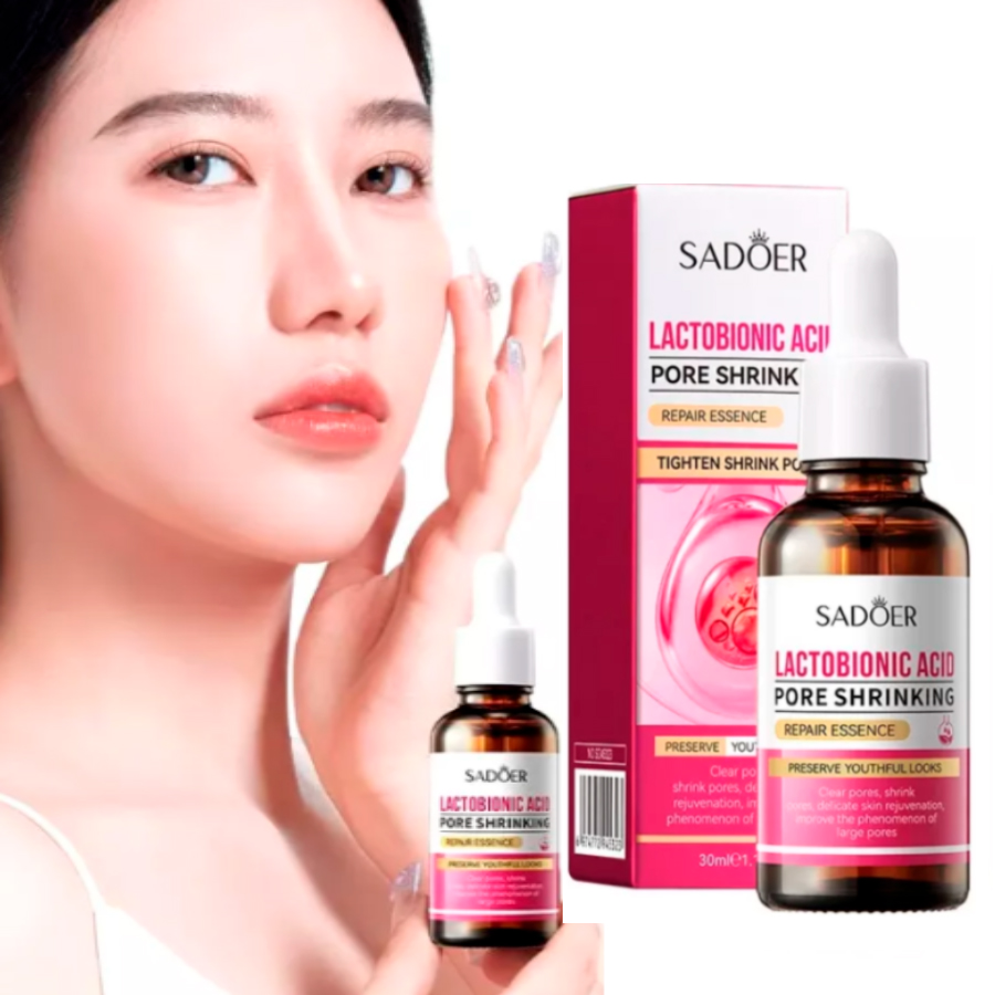 Sérum con Ácido Lactobiónico: Cierra Poros y Renueva